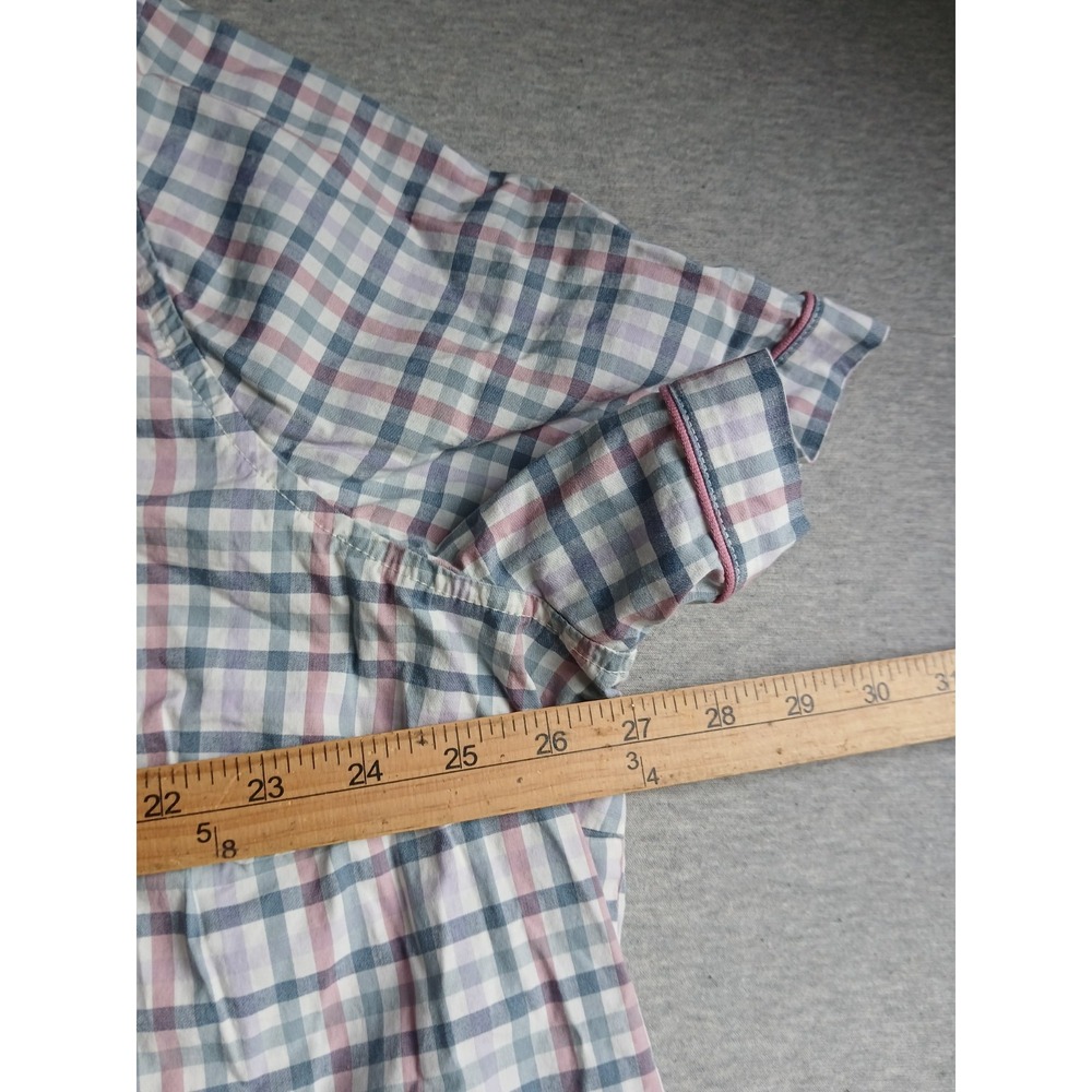 LL Bean Pajama Set 3x Womens Pull On Short Notch Collar Comfort Lounge Sleep - Picture 4 of 16